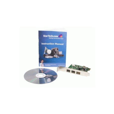 StarTech.com 3 Port 2b 1a 1394 PCI Express FireWire Card Adapter - 1394 FW PCIe FireWire 800 / 400 Card (PEX1394B3) - FireWire adapter - PCIe - FireWire 800 - 2 ports + 1 x FireWire - for P / N: BNDTB10GI, BNDTB210GSFP, BNDTB310GNDP, BNDTB410GSFP, BNDTB4M2E1, BNDTBUSB3142 - 2