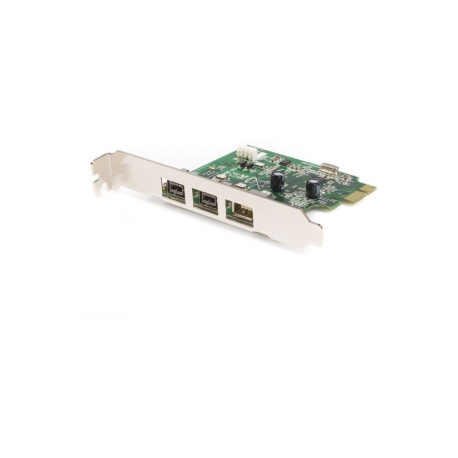 StarTech.com 3 Port 2b 1a 1394 PCI Express FireWire Card Adapter - 1394 FW PCIe FireWire 800 / 400 Card (PEX1394B3) - FireWire adapter - PCIe - FireWire 800 - 2 ports + 1 x FireWire - for P / N: BNDTB10GI, BNDTB210GSFP, BNDTB310GNDP, BNDTB410GSFP, BNDTB4M2E1, BNDTBUSB3142 - 7