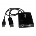 StarTech.com DisplayPort to DVI Adapter - Dual-Link - Active DVI-D Adapter for Your Monitor / Display - USB Powered - 2560x1600 (DP2DVID2) - DisplayPort / DVI adapter - USB (power only), DisplayPort (M) to DVI-D (F) latched - USB 2.0 / DisplayPort 1.2 - 37 cm - USB power, active, 2560 x 1600 (WQXGA) support - black