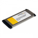 StarTech.com 1 Port Flush Mount ExpressCard SuperSpeed USB 3.0 Card Adapter with UASP Support - ExpressCard USB 3.0 Adapter (ECUSB3S11) - USB adapter - ExpressCard - USB 3.0 - for P / N: ST3300G3UA, ST3300GU3B, ST4300U3C1, ST4300U3C1B, ST7300U3M, ST7300USB3B, USB3S2SAT3CB