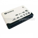 Sandberg Multi Card Reader - Card reader (MS, MMC, SD, xD, CF, TransFlash, microSD, SDHC, MS Micro) - USB 2.0