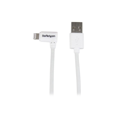 StarTech.com 2m (6ft) Long White Apple 8-pin Lightning Connector to USB Cable for iPhone / iPod / iPad - Charge and Sync Cable (USBLT2MW) - Lightning cable - Lightning male to USB male - 2 m - double shielded - white - for P / N: KITBXAVHDPEU, KITBXAVHDPNA, KITBXAVHDPUK, KITBXDOCKPEU, KITBXDOCKPUK, KITBZDOCK - 10