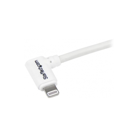 StarTech.com 1m (3ft) White Apple 8-pin Lightning Connector to USB Cable for iPhone  /  iPod  /  iPad - Charge and Sync Cable - 1 meter (USBLT1MW) - Lightning cable - Lightning male to USB male - 1 m - double shielded - white - for P / N: KITBXAVHDPEU, KITBXAVHDPNA, KITBXAVHDPUK, KITBXDOCKPEU, KITBXDOCKPUK, KITBZDOCK - 3