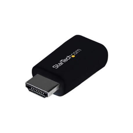 StarTech.com Compact HDMI to VGA Adapter Converter - Ideal for Chromebooks Ultrabooks & Laptops - 1920x1200 / 1080p - Adapter - HDMI male to HD-15 (VGA) female - 4.5 cm - black - active - for P / N: DKT30CSDHPD3, SV211HDUC, SV221HUC4K - 3