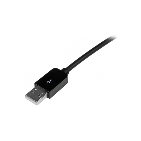 StarTech.com 3m (10ft) Long Black Apple® 8-pin Lightning Connector to USB Cable for iPhone  /  iPod  /  iPad - Charge and Sync Cable (USBLT3MB) - Lightning cable - Lightning male to USB male - 3 m - black - for P / N: BOX4CABLE - 2