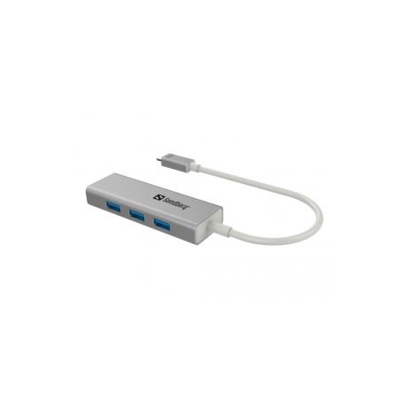 Sandberg USB-C to 3 x USB 3.0 Converter - USB adapter - USB-C - USB 3.0 x 3 - 0