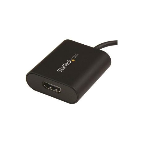 StarTech.com DisplayPort to HDMI Adapter - DP to HDMI - 4K 60Hz (DP2HD4K60S) - Video converter - DisplayPort - HDMI - for P / N: DK30C2DAGPD, TB32DP14, TB32DP2T, TB3DK2DHV, TB3DK2DHVUE - 1