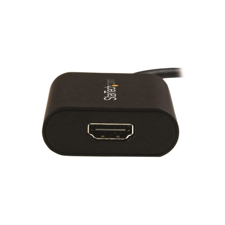 StarTech.com DisplayPort to HDMI Adapter - DP to HDMI - 4K 60Hz (DP2HD4K60S) - Video converter - DisplayPort - HDMI - for P / N: DK30C2DAGPD, TB32DP14, TB32DP2T, TB3DK2DHV, TB3DK2DHVUE - 6