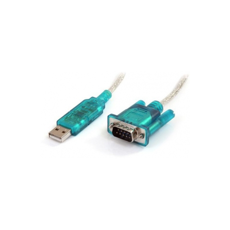 StarTech.com 3ft USB to RS232 DB9 Serial Adapter Cable - M / M - Serial adapter - USB 2.0 - RS-232 - 3