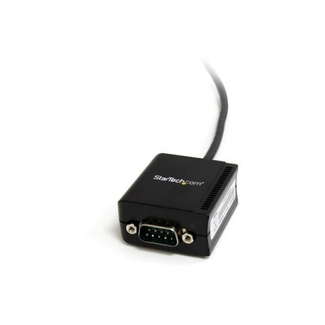 StarTech.com USB to Serial Adapter - 1 port - USB Powered - FTDI USB UART Chip - DB9 (9-pin) - USB to RS232 Adapter (ICUSB2321F) - Serial adapter - USB - RS-232 - black - 4
