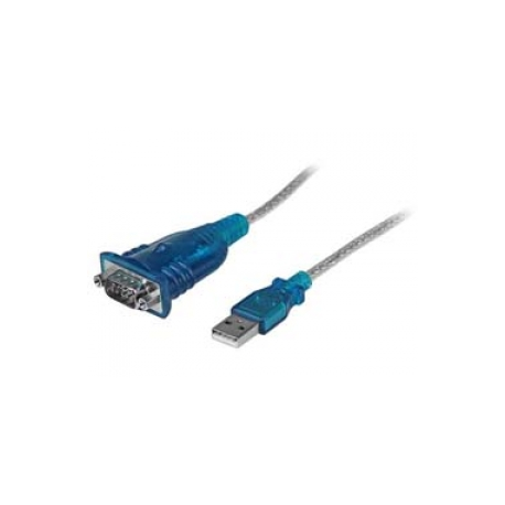 StarTech.com 1 Port USB to Serial RS232 Adapter - Prolific PL-2303 - USB to DB9 Serial Adapter Cable - RS232 Serial Converter (ICUSB232V2) - Serial adapter - USB 2.0 - RS-232 - 0