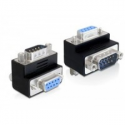 DeLOCK - Serial adapter - DB-9 (F) to DB-9 (M) - 90° connector
