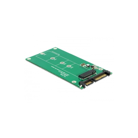 DeLOCK Converter SATA 22 pin > M.2 NGFF - SATA adapter - SATA combo to key M slot (supports M-key or B+M-key modules) - 2