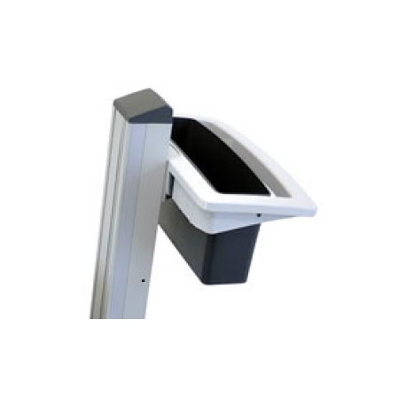 Ergotron Neo-Flex - Mounting component (handle, rear basket) - plastic - two-tone grey - cart mountable - for P / N: 24-205-214, 24-206-214 - 0