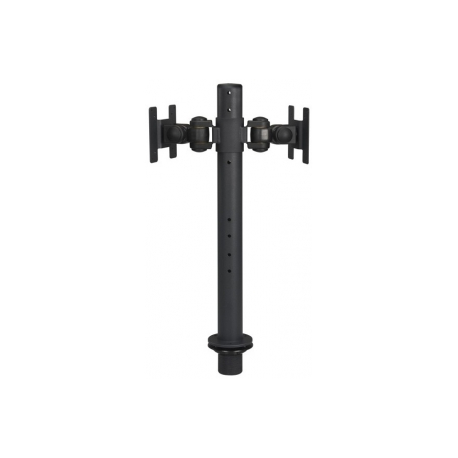 Neomounts by Newstar FPMA-D050D - Mounting kit - for 2 LCD displays (full-motion) - black - screen size: 10"-30" - grommet, desk-mountable - 2