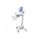 Ergotron StyleView sv40 - Cart - for LCD display  /  PC equipment (Constant Force motion) - with LCD pivot - lockable - medical - aluminium, zinc-plated steel, high-grade plastic - grey, white, polished aluminium - screen size: up to 24"