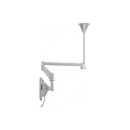 Neomounts by Newstar FPMA-HAC100HC - Bracket - for LCD display (full-motion) - medical - white - screen size: 10"-32" - ceiling mountable - 1