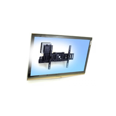 Ergotron SIM90 Signage Integration Mount - Mounting kit (wall bracket, quick release VESA plate, mounting brackets) - for LCD display  /  CPU - black - screen size: from 32" - 0