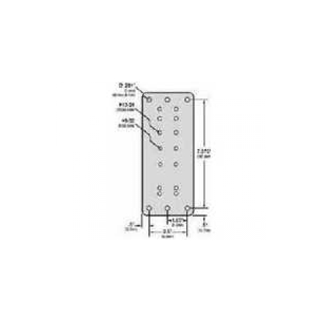 Ergotron - Mounting component (wall plate) - for monitor / keyboard - aluminium - for P / N: 80-105-064 - 0