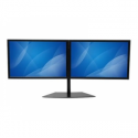StarTech.com Dual Monitor Mount - Supports Monitors 12" to 24" - Adjustable - VESA Monitor Stand for Desk - Low Profile Base - Horizontal - Black (ARMBARDUO) - Stand - for LCD display (adjustable arm) - plastic, aluminium, steel - black - screen size: 24" - stand mountable - for P / N: ACCSMNT, DK30A2DH, DK30C2DAGPD, DK30C2HAGPD, PXT101YUK, TB3DK2DPM2, TB3DK2DPPD