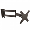 StarTech.com Monitor Wall Mount - Dual Swivel - Supports 13'' to 34'' Monitors - VESA Monitor  /  TV Wall Mount - Wall Mount Swivel Monitor Arm - Black (ARMWALLDS) - Mounting kit (mounting plate, screws, monitor arm) - for LCD display (adjustable arm) - aluminium - black - screen size: 13"-34" - wall-mountable