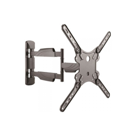 StarTech.com Full Motion TV Wall Mount, 32-55 inch (77lb / 35kg) VESA Displays, Low Profile Universal Flat Screen TV Wall Mount, Heavy Duty Adjustable Tilt / Swivel Articulating Arm Bracket - Cable Management (FPWARTB1M) - Mounting kit (articulating arm, wall mount, wrench) - for TV - plastic, steel - black - screen size: 32"-55" - wall-mountable - for P / N: HDMIPLATE - 0