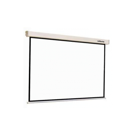 Reflecta Crystal-Line Motor lux - Projection screen - ceiling mountable, wall mountable - motorised - 98" (249 cm) - 1:1 - Matte White - 0