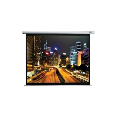 Elite Spectrum Series Electric100H - Projection screen - ceiling mountable, wall mountable - motorised - 100" (254 cm) - 16:9 - Matte White - black - 0