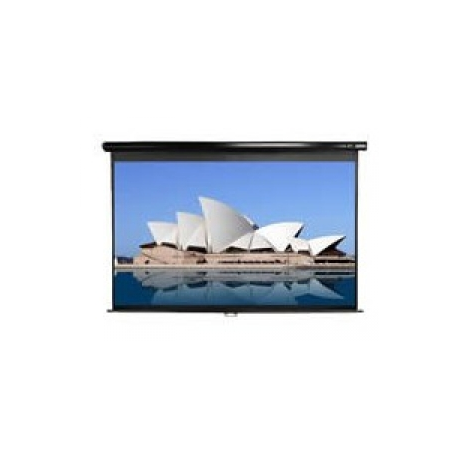 Elite Screens Manual Series M71XWS1 - Projection screen - ceiling mountable, wall mountable - 71" (180 cm) - 1:1 - MaxWhite - white - 0