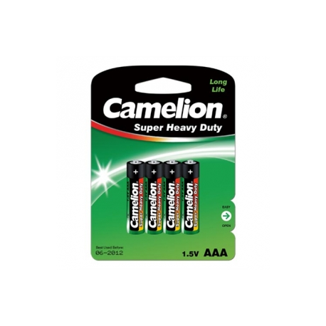 Camelion Super Heavy Duty R03P-BP4G - Battery 4 x AAA - Carbon Zinc - 0