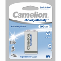 Camelion AlwaysReady NH-9V200AR-BP1 - Battery 9V - NiMH - ( rechargeable ) - 200 mAh