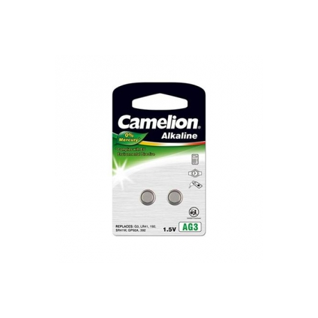 Camelion AG3-BP2 - Battery 2 x LR41 - Alkaline - 28 mAh - 0