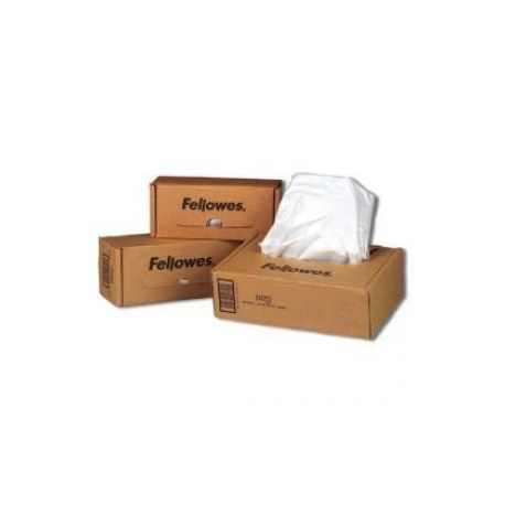 Fellowes Powershred - Waste bag (pack of 100) - for Fellowes 99; AutoMax 130, 200; Intellishred SB-99; Powershred 90, 99, HS-440, SB-99 - 0
