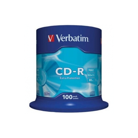 Verbatim - 100 x CD-R - 700 MB (80min) 52x - spindle - 0