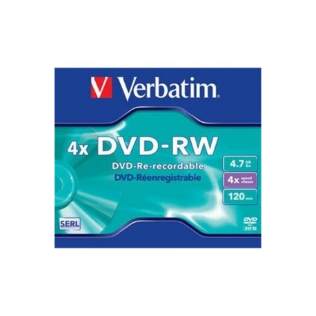 Verbatim DataLifePlus - 5 x DVD-RW - 4.7 GB 4x - jewel case - 0