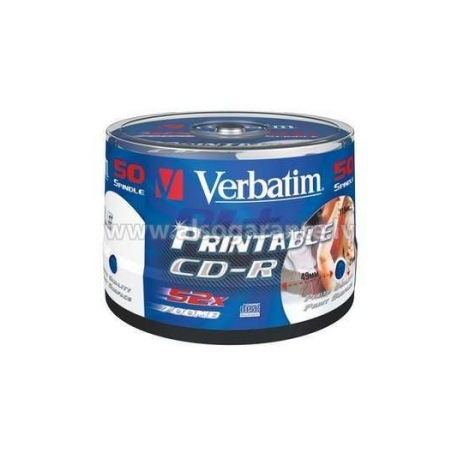 Verbatim DataLifePlus - 50 x CD-R - 700 MB 52x - wide printable surface - spindle - 0