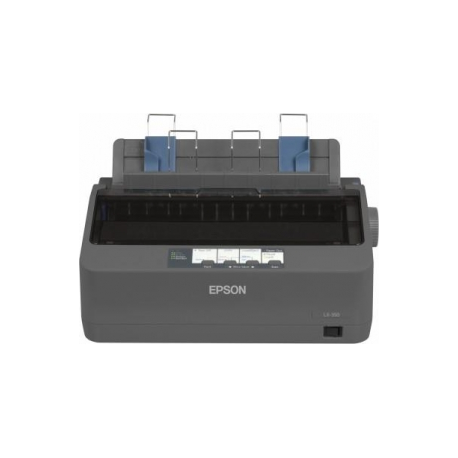 Epson LX 350 - Printer - B / W - dot-matrix - 9 pin - up to 357 char / sec - parallel, USB, serial - 0