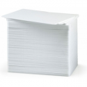 Zebra Premier - 15 mil - white - 500 card(s) write-able back PVC card - for Zebra P330m