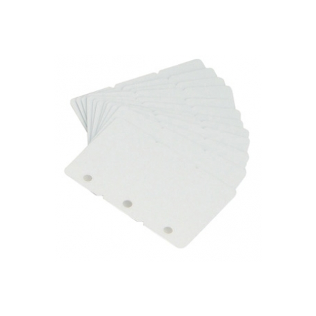 Zebra Premier - Polyvinyl chloride (PVC) - 50 mil - white - CR-80 Card (85.6 x 54 mm) 250 card(s) cards - 1