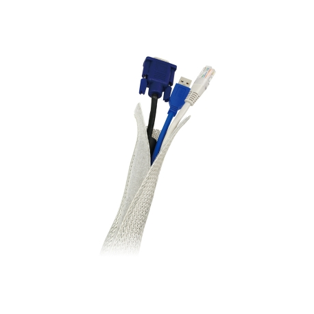 LogiLink Cable FlexWrap - Cable flexible conduit - grey - 1.8 m - 0