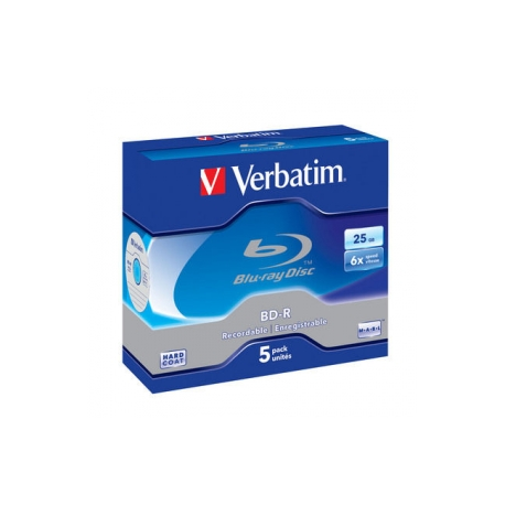 Verbatim - 5 x BD-R - 25 GB 6x - jewel case - 0
