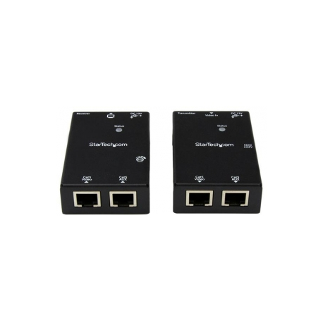 StarTech.com HDMI Over CAT5e  /  CAT6 Extender with Power Over Cable - 165 ft (50m) HDMI Video / Audio Over Dual Ethernet Cable Extender (ST121SHD50) - Video / audio extender - over CAT 5e / 6 - up to 50 m - for P / N: ST128HDMI2, SVA12M2NEUA, SVA12M5NA, VIDWALLMNT - 1
