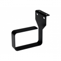 StarTech.com 2.4 x 3.9in Vertical Cable Management D Ring - 1.5U Metal D-Ring Hooks - Wire Organizer for 2 or 4-Post Network / Server Racks (CMHOOKMW) - Cable management ring - black - 1U - for P / N: RACK-18U-20-WALL-OA, RACK-21U-20-WALL-OA, RACK-24U-20-WALL-OA, RK3236BKF, RKQMCAB12V2