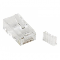 StarTech.com Cat 6 RJ45 Modular Plug for Solid Wire - 50 Pack (CRJ45C6SOL50) - Network connector - RJ-45 (M) - CAT 6 - clear (pack of 50) - for P / N: WIRC6CMPBLU