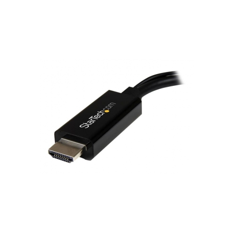 StarTech.com 4K 30Hz HDMI to DisplayPort Video Adapter w / USB Power - 6 in - HDMI 1.4 (Male) to DP 1.2 (Female) Active Monitor Converter (HD2DP) - Adapter cable - HDMI, USB (power only) male to DisplayPort female - 25.5 cm - black - active, 4K30Hz (3840 x 2160) support - for P / N: SV211HDUC, SV221HUC4K - 2