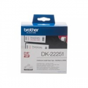 Brother DK22251 - Black / red on white - Roll (6.2 cm x 15.24 m) 1 roll(s) label continuous paper