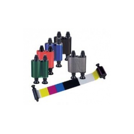 Evolis High Trust YMCKOK Color Ribbon - Colour (cyan, magenta, yellow, resin black, clear overcoat) - print ribbon - for Evolis Primacy - 0