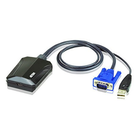 ATEN CV211 Laptop USB Console Adapter - KVM switch - 1 x KVM port(s) - 1 local user - desktop - 0