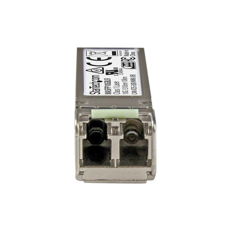 StarTech.com Cisco Meraki MA-SFP-10GB-LR Compatible SFP+ Module, 10GBASE-LR, 10GbE SMF Optic Transceiver, Gigabit Ethernet SFP+, LC Connector, 10km 1310nm DDM, Cisco Meraki MS225, MX400 - Lifetime Warranty (MASFP10GBLR) - SFP+ transceiver module (equivalent to: Cisco Meraki MA-SFP-10GB-LR) - 10 GigE - 10GBase-LR - LC single-mode - up to 10 km - 1310 nm - 0