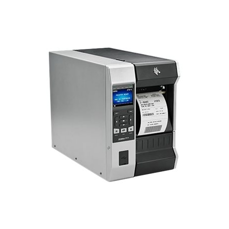 Zebra ZT610 - Label printer - direct thermal  /  thermal transfer - Roll (11.4 cm) - 203 dpi - up to 356 mm / sec - USB, serial, Gigabit LAN, USB host, NFC, Bluetooth 4.0 - cutter - 0